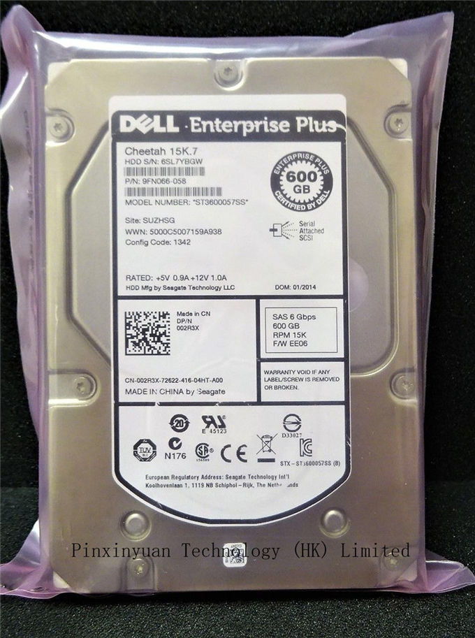 COMPELLENT 600GB 15K SAS 3.5 6Gb/s HDDの裸ドライブと02R3X DELL企業