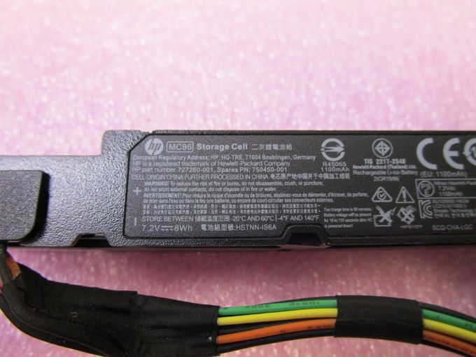HPE 96Wの貯蔵の145MMケーブル815983-001 727258-B21 750450-001が付いているスマートな配列電池