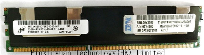 90Y3101 90Y3103 32GB （1x32GB）サーバー記憶モジュールPC3L-8500 RDIMMの記憶IBMシステムX3850 X5 7143