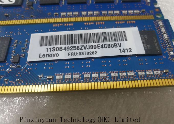16gb （2x 8Gb）サーバー記憶モジュールPC3L-12800E ECC 2Rx8 Unbuffered DDR3-1600 MHZ 1の35V Ram Lenovo 03T8262