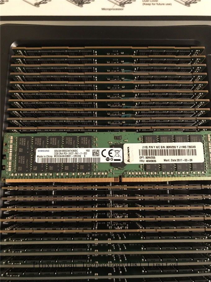 768GB 24xサーバー記憶モジュール、32gb EccのRam Ddr4 2Rx4 PC4-19200-2400T Reg 00NV205 46W0835