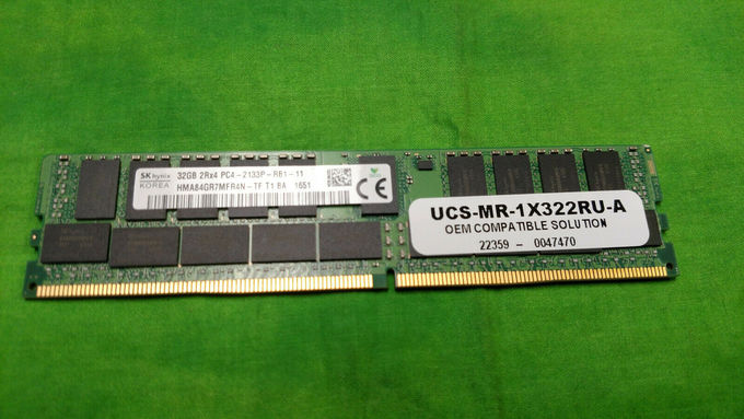 DDR4 2133MHz 2RX4 RDIMM PC4 17000 ECCの記憶32GB 1.2V友Cisco UCS-MR-1X322RU-A